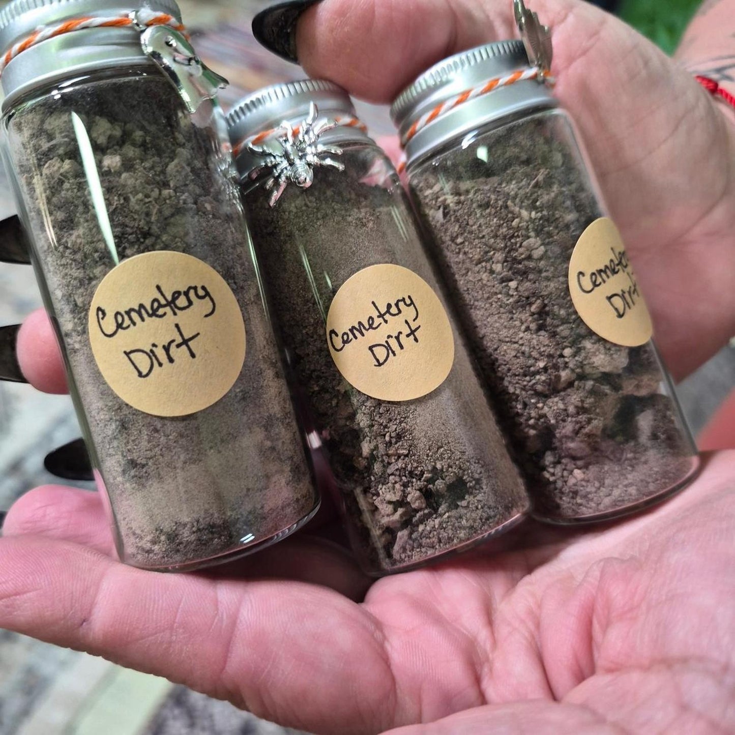 Cemetery dirt