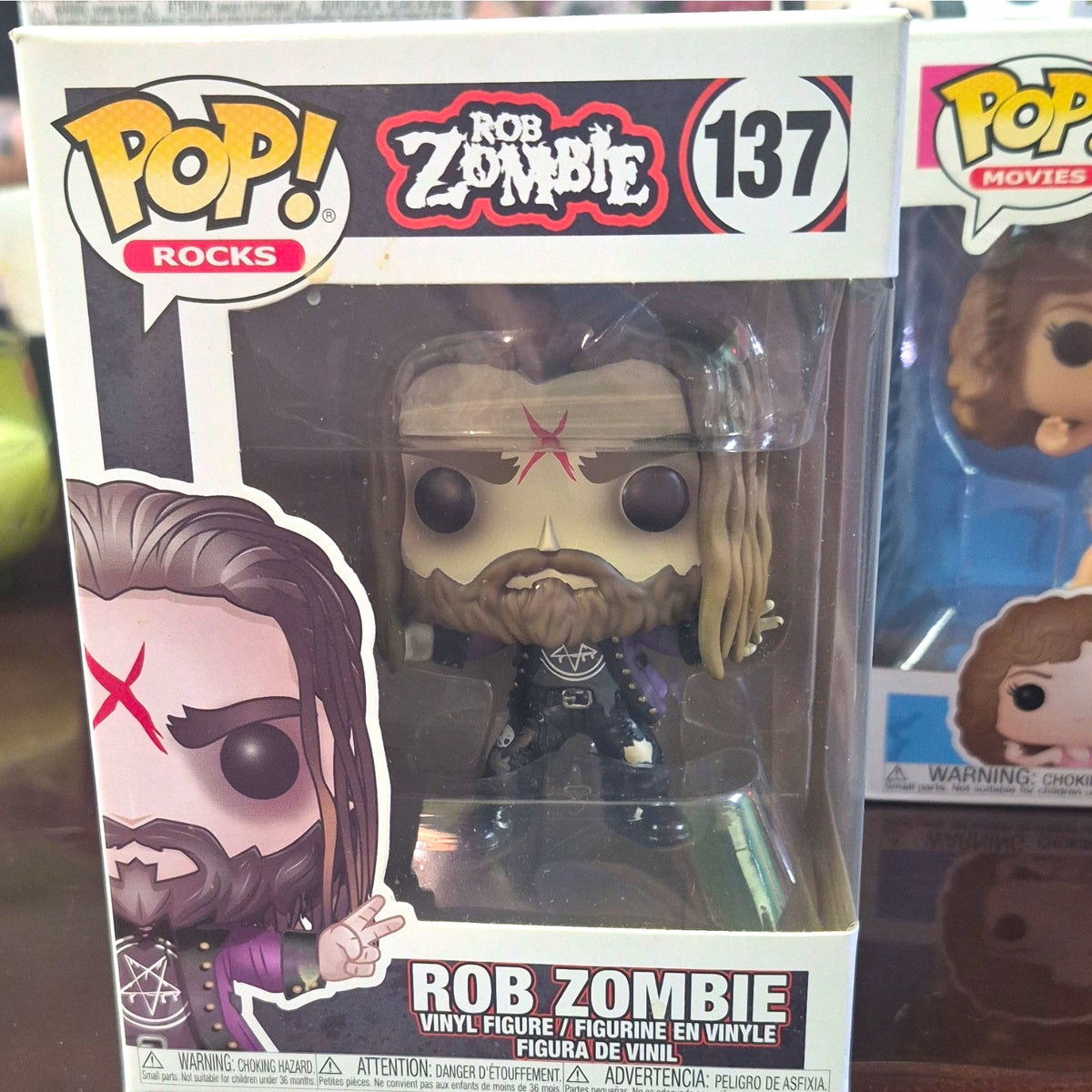 Funko Pop! Rocks Rob Zombie #137 Pop! Vinyl Figure Music Theme Standard