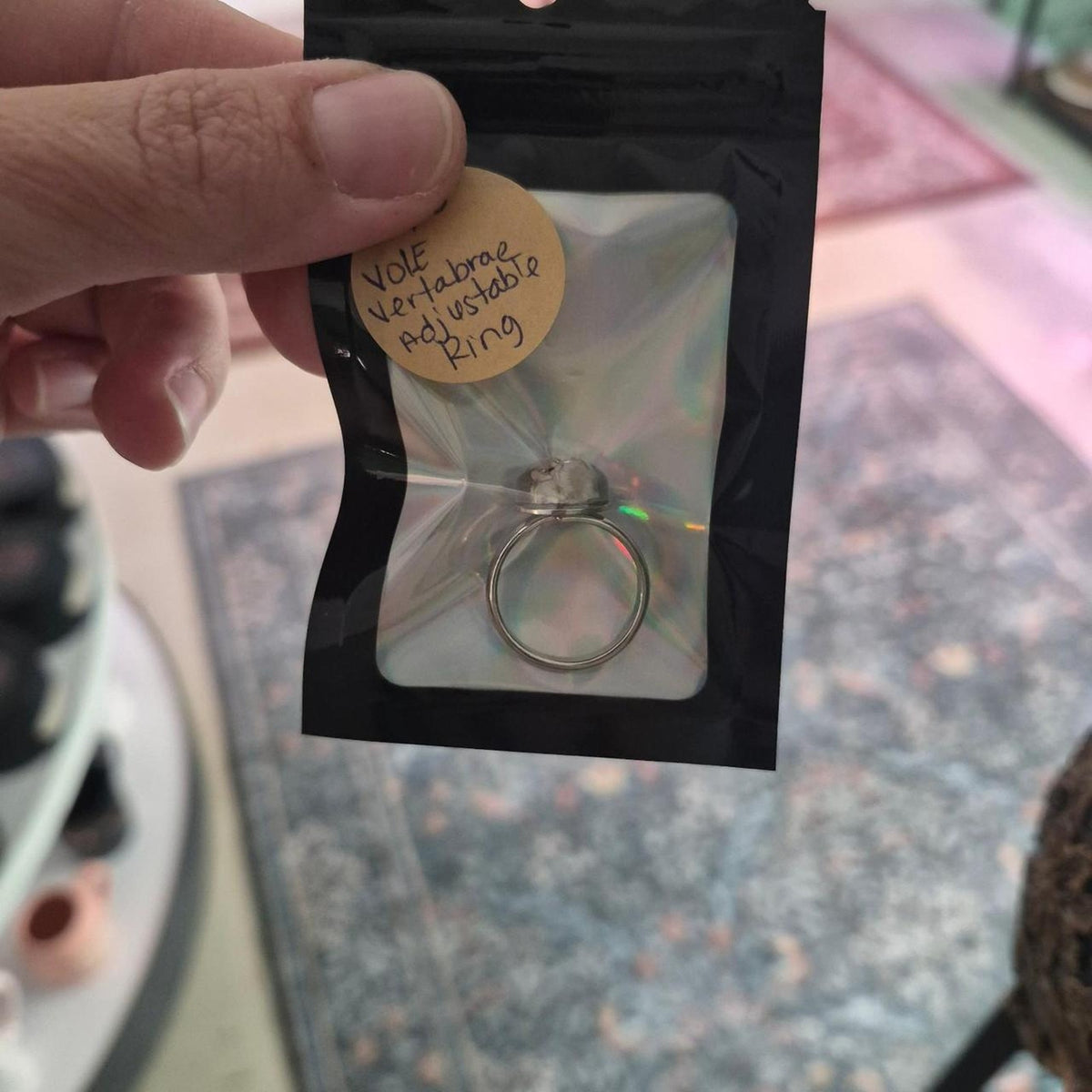 Vole vertabrae adjustable ring vole