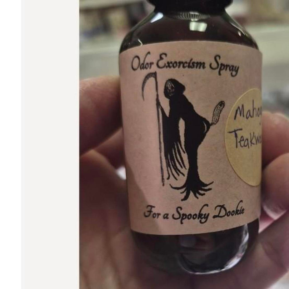 Eucalyptus spearmint odor exorcism spray