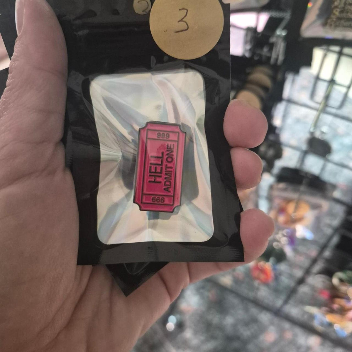 Hell admit one 666 pin
