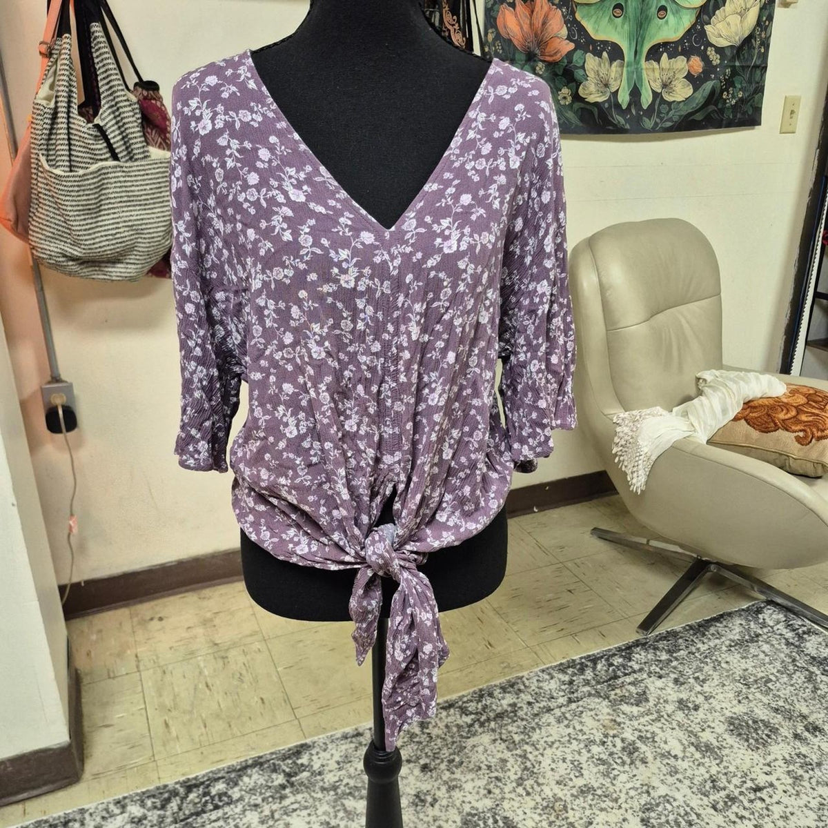Tie in front shirt