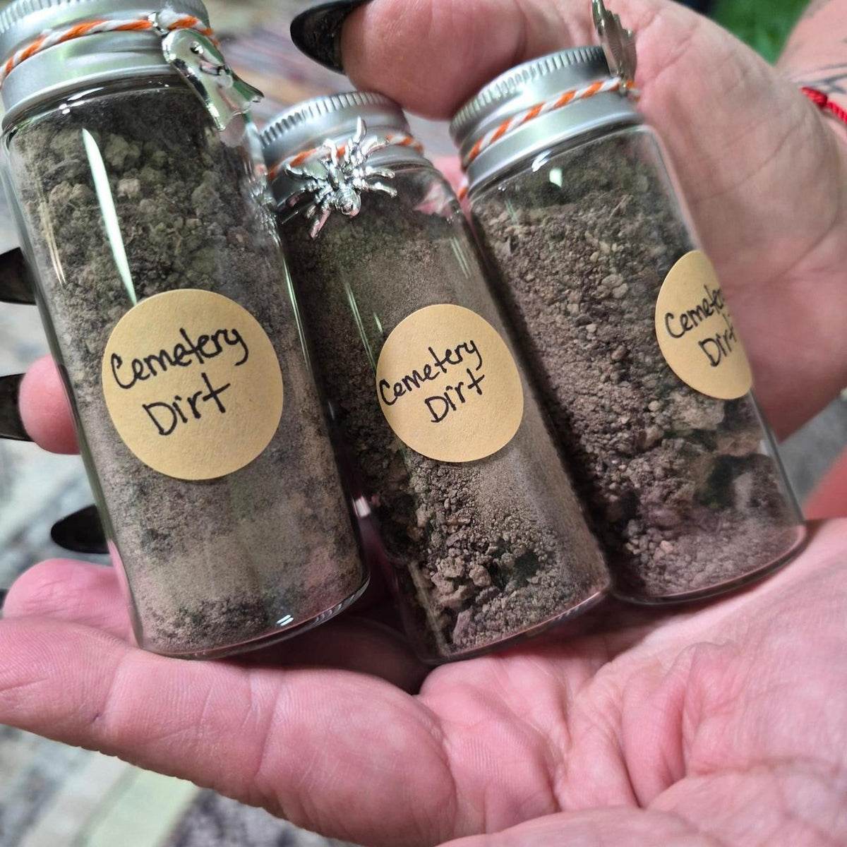 Cemetery dirt