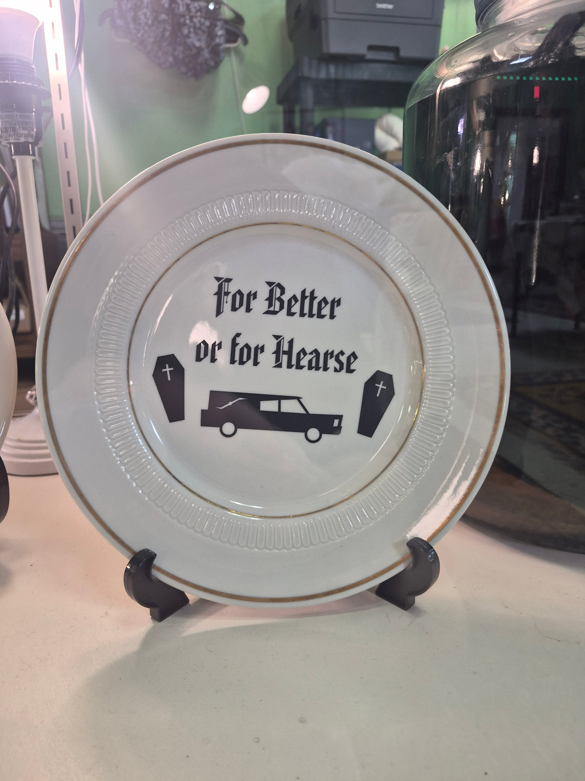 For better or for hearse plate