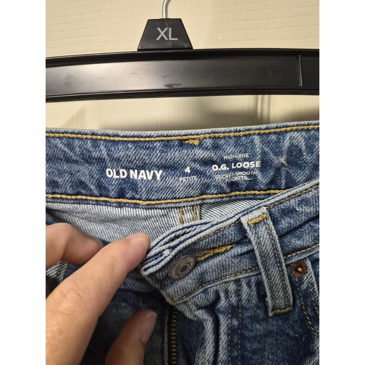 Old Navy Distressed Light Blue Boyfriend Jeans