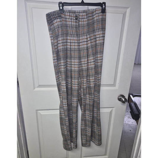 Maeve Anthropologie Women’s Plaid Dress Pants Multicolor Regular Size 10