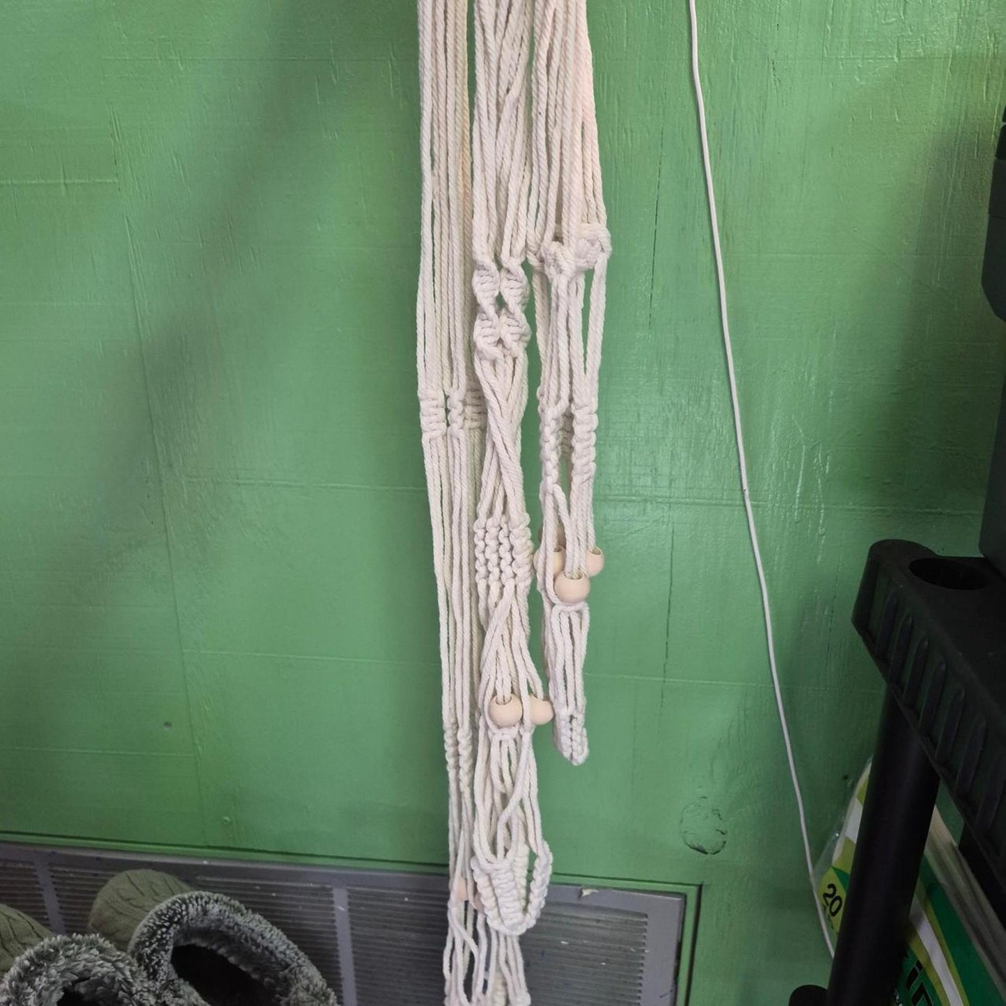 3 set of macrame plant