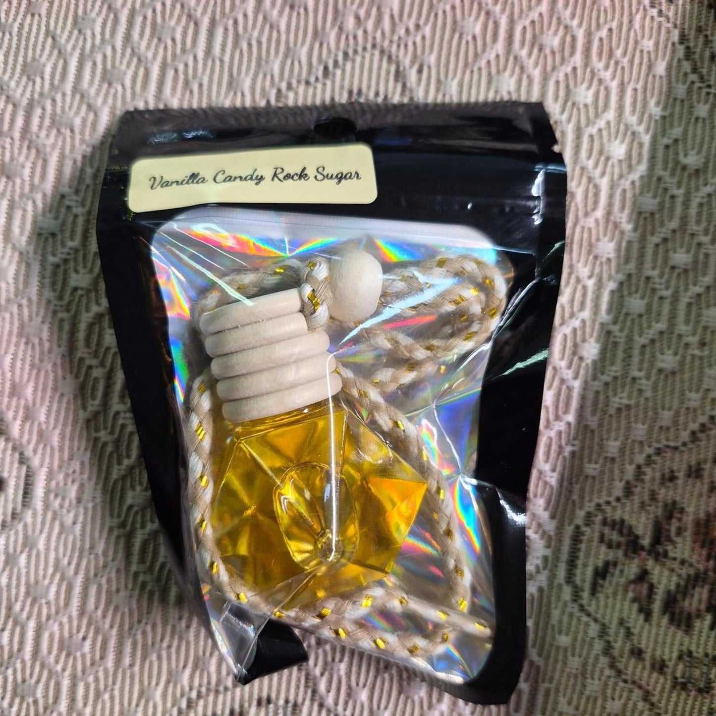 Vanilla candy rock sugar car