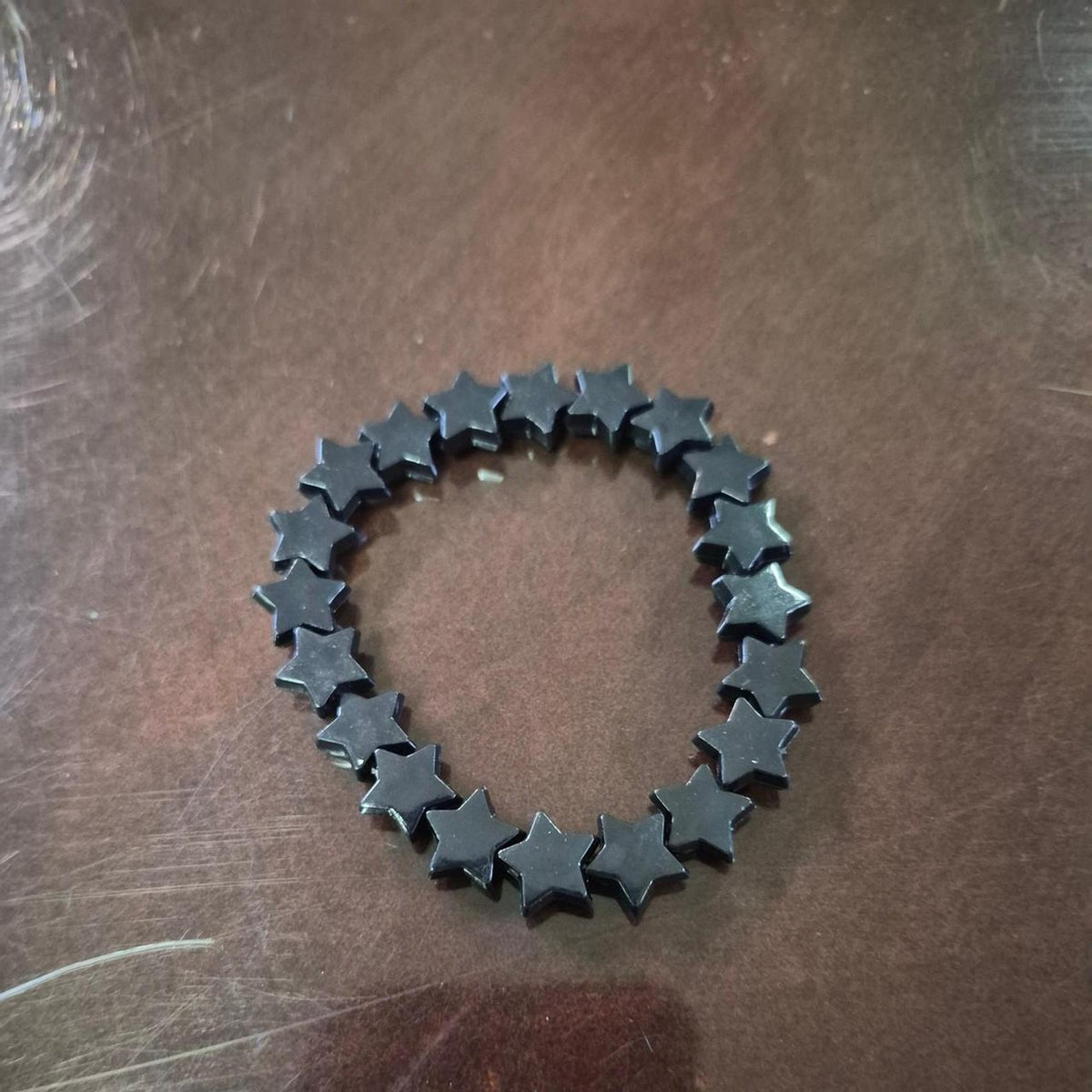 Black star bracelet stars