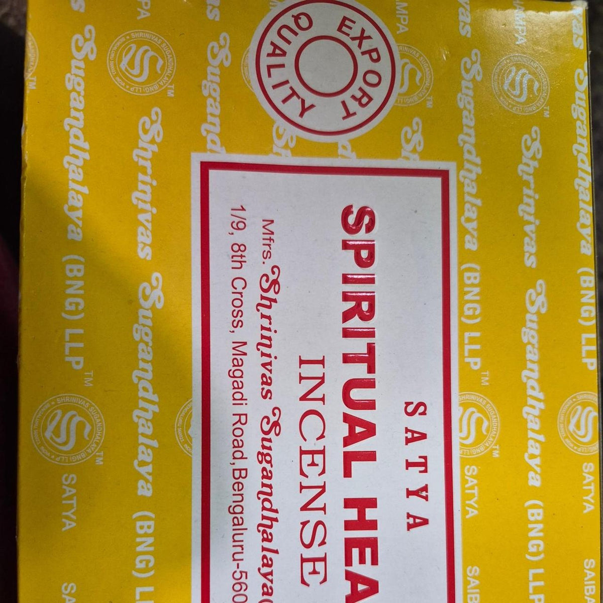 Satya spiritual health incense spiritual