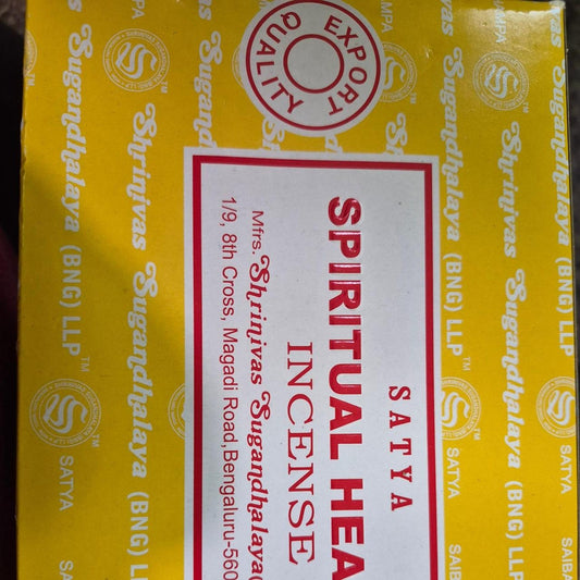 Satya spiritual health incense spiritual