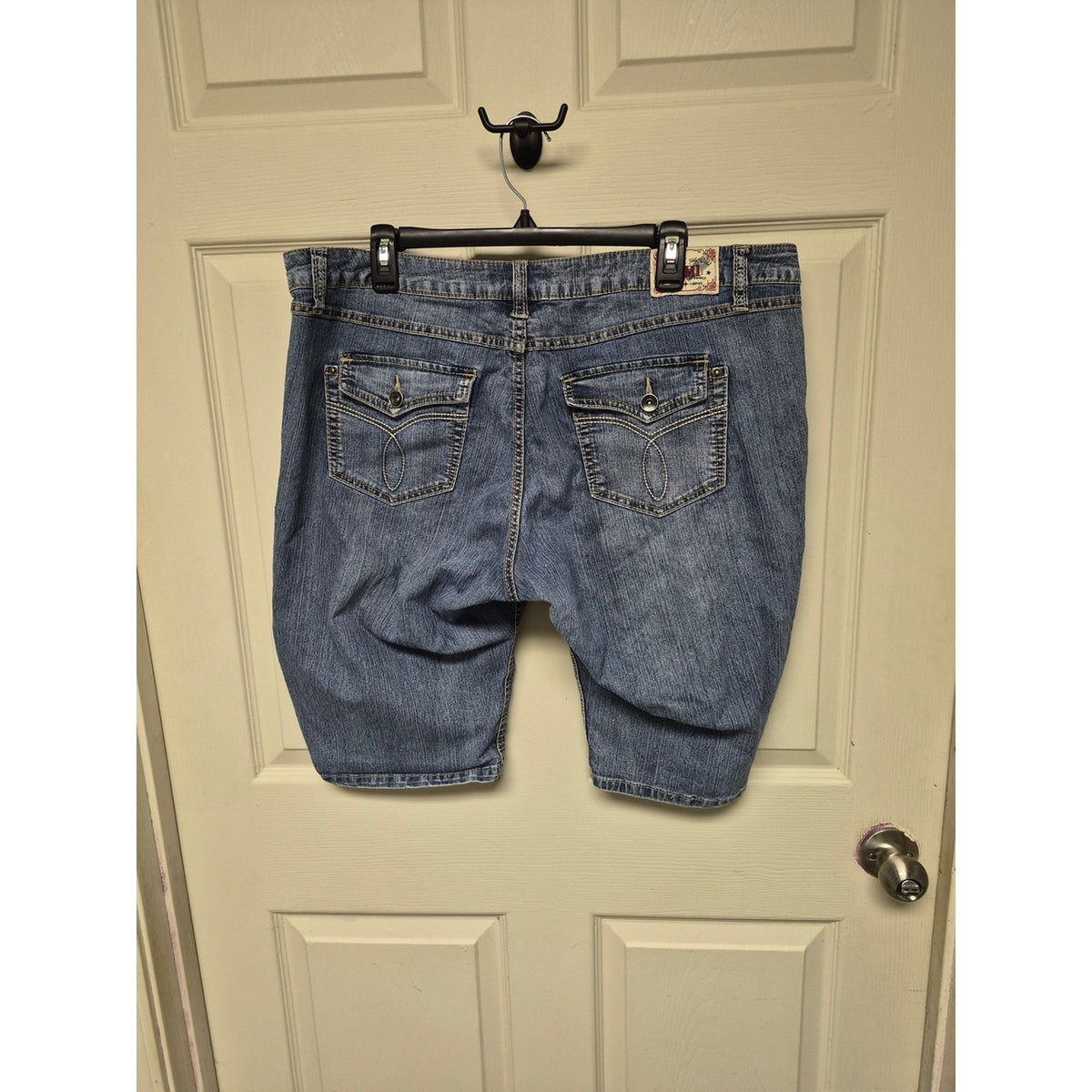 YMI Light Blue Denim Bermuda Shorts