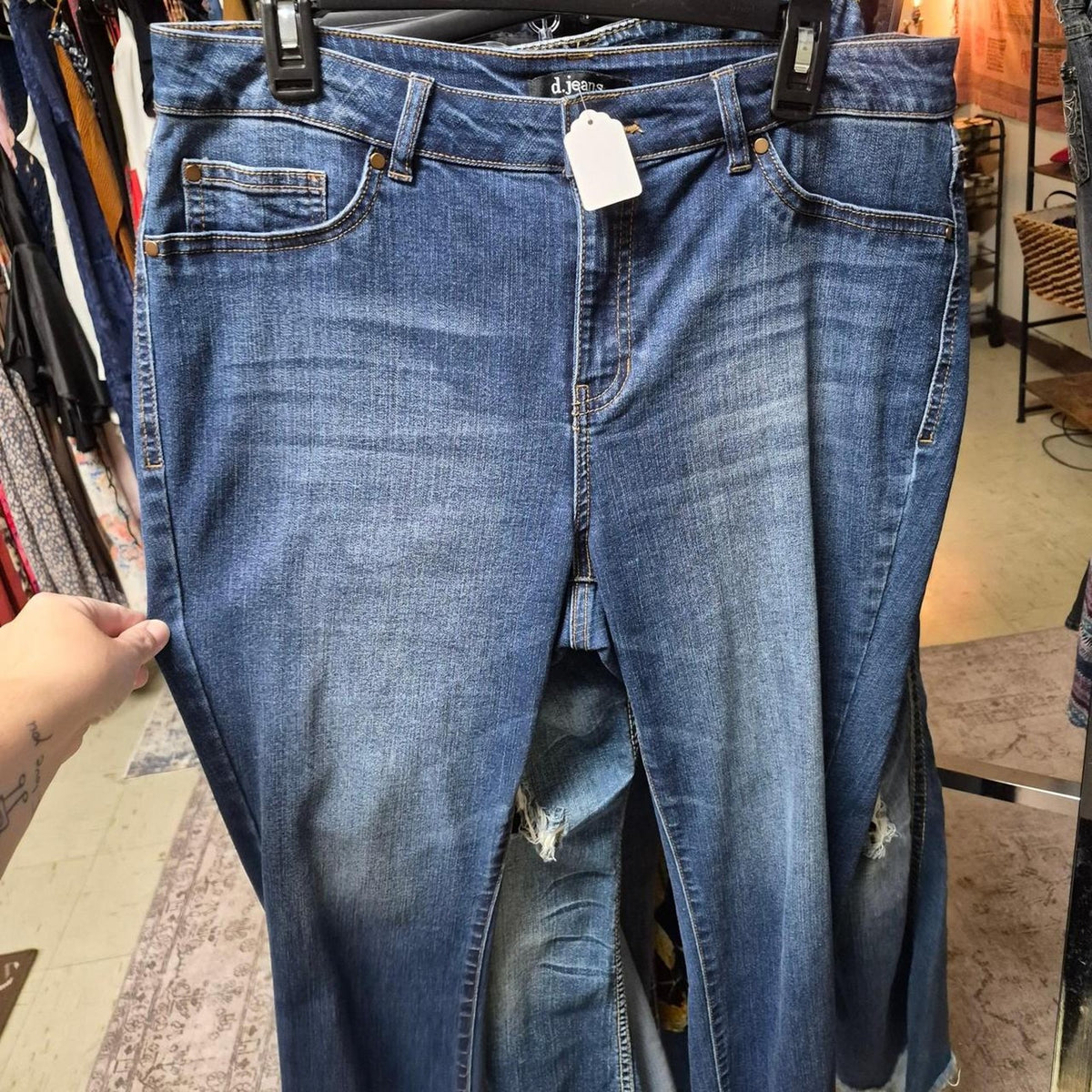Djohnson jeans blue denim high waisted