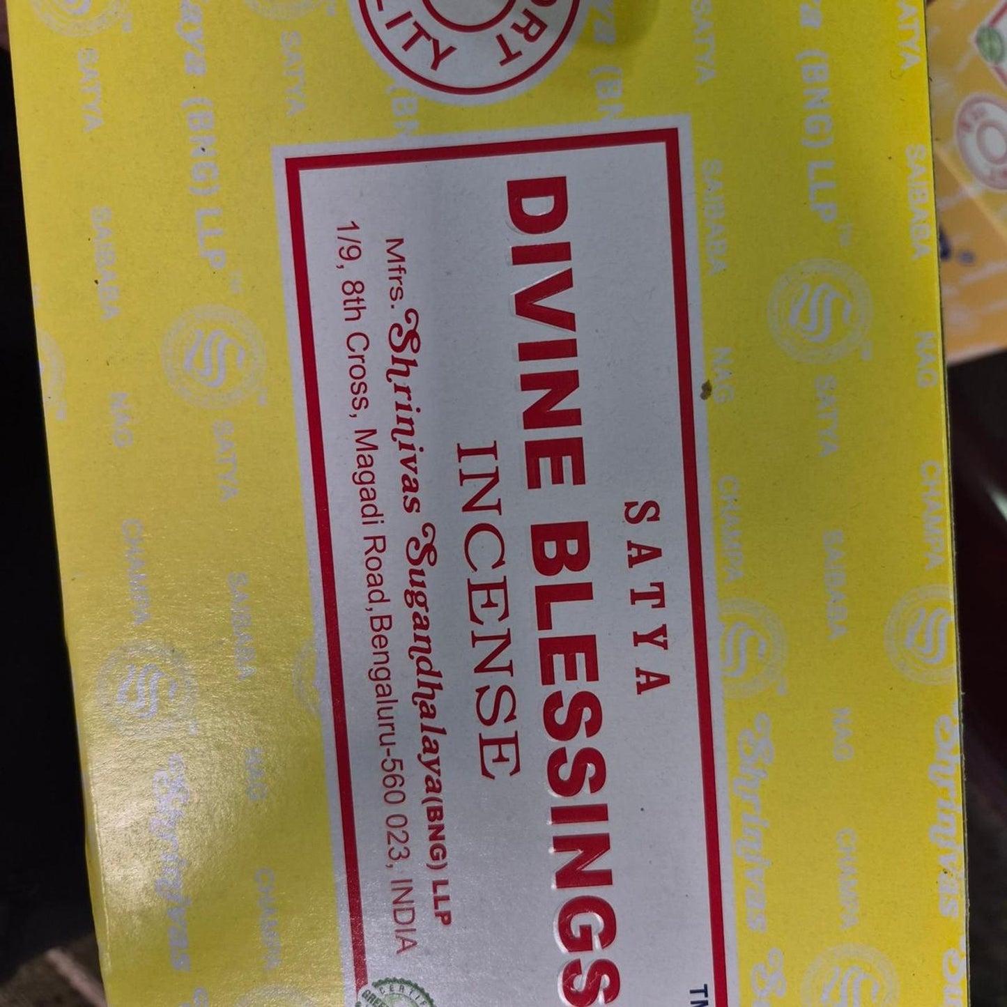 Divine blessings satya incense 2