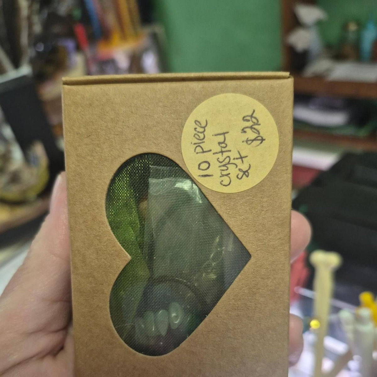 10 piece crystal box