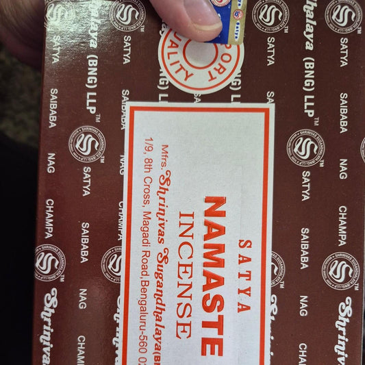 Namaste satya incense namaste
