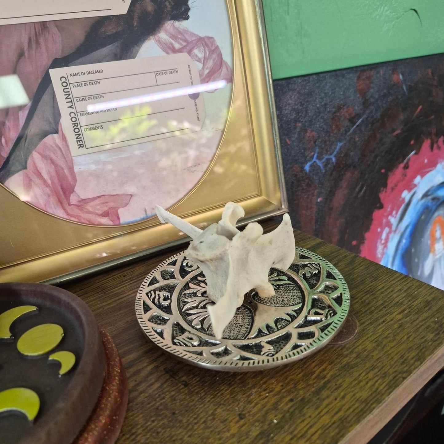 Bone incense burner ceremonial ritual