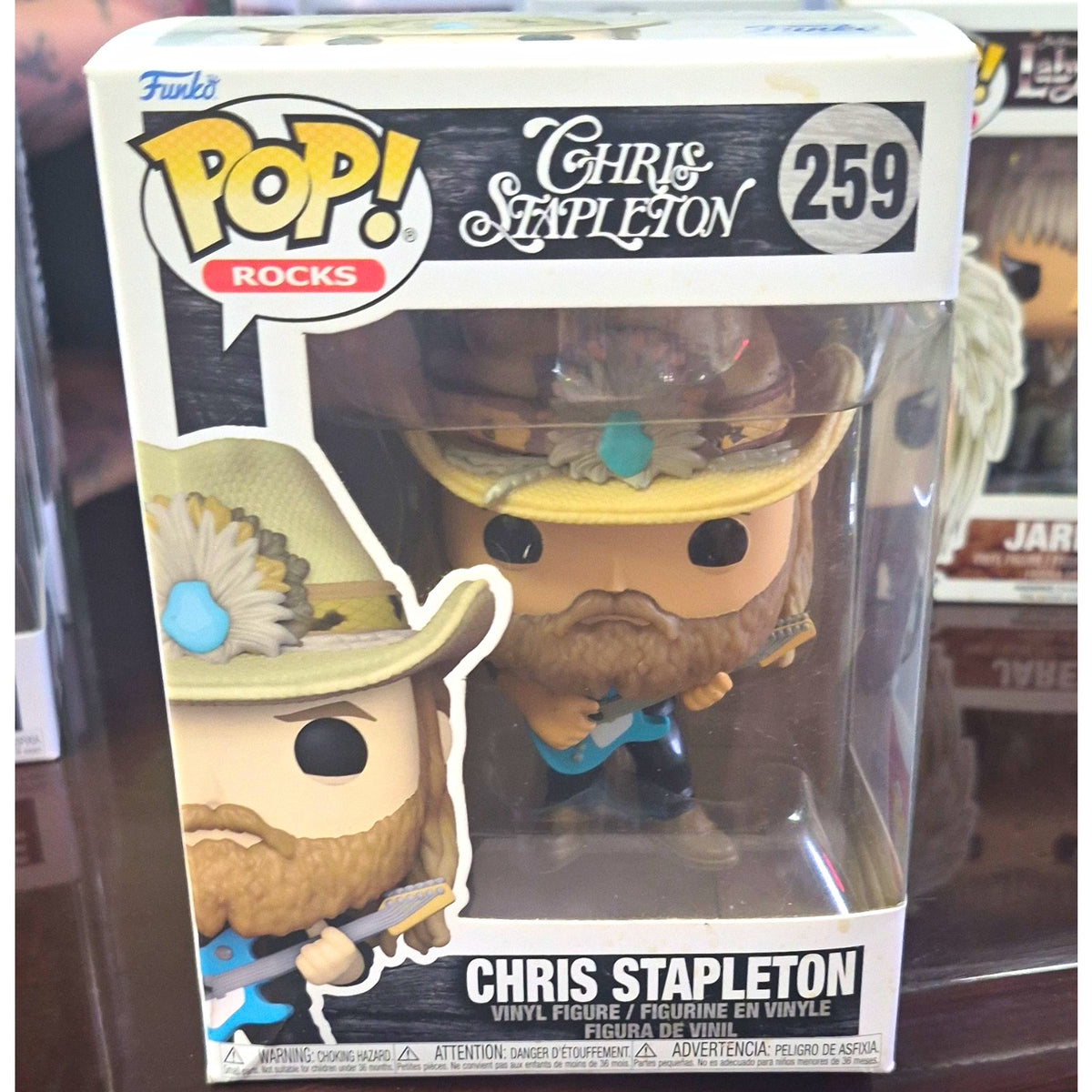 Funko Pop! Rocks Chris Stapleton #259 Vinyl Figure Pop! Vinyl Standard Size