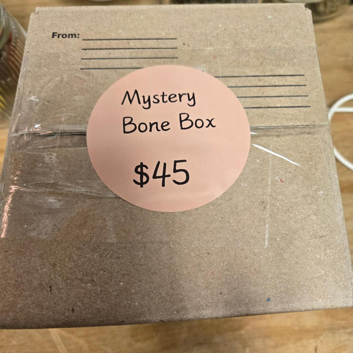 Mystery bone box 45 contains