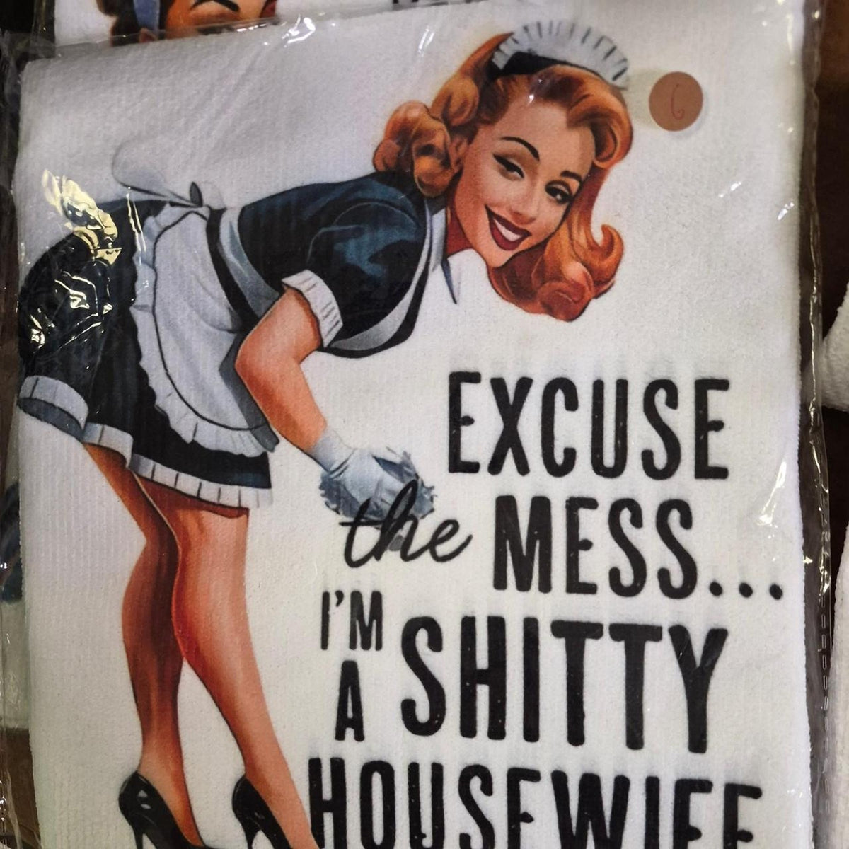 Funny kitchen towels with graphic