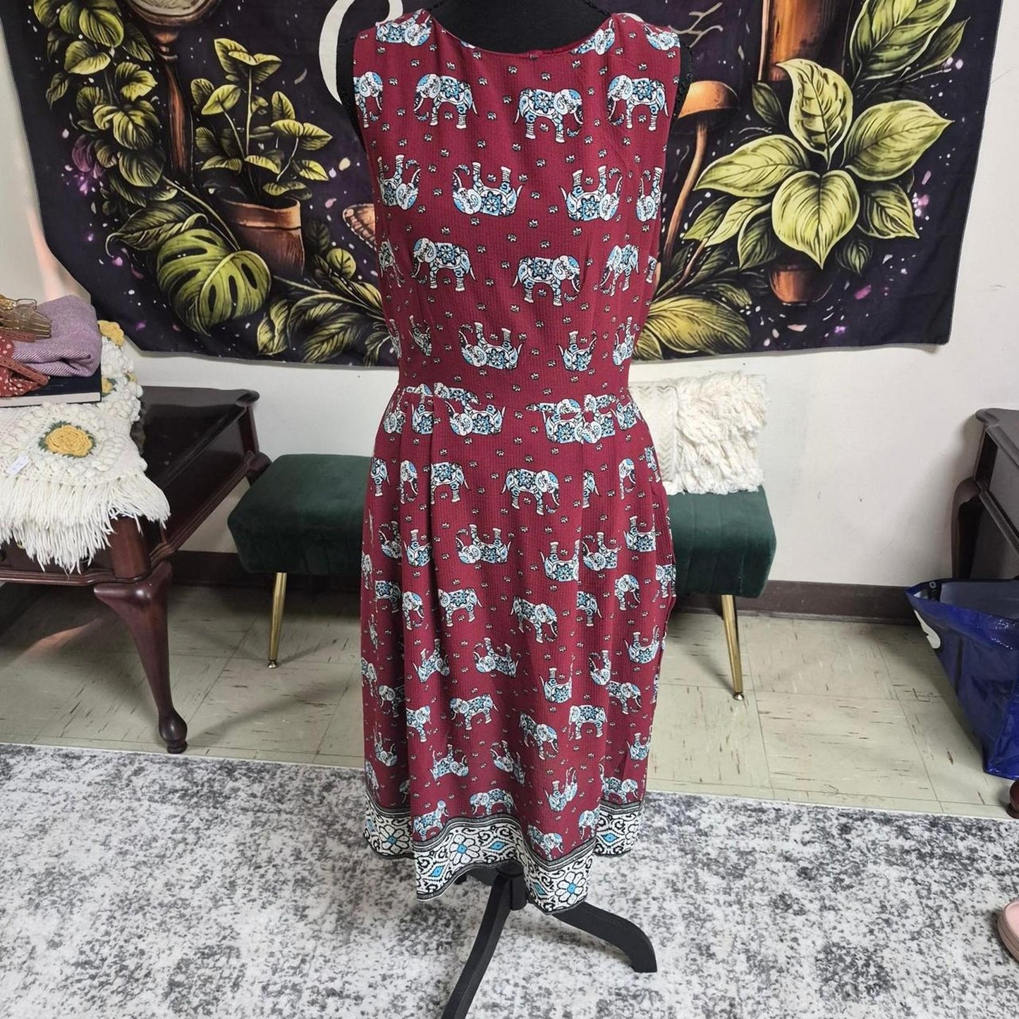 Nwt 9red midi dress with