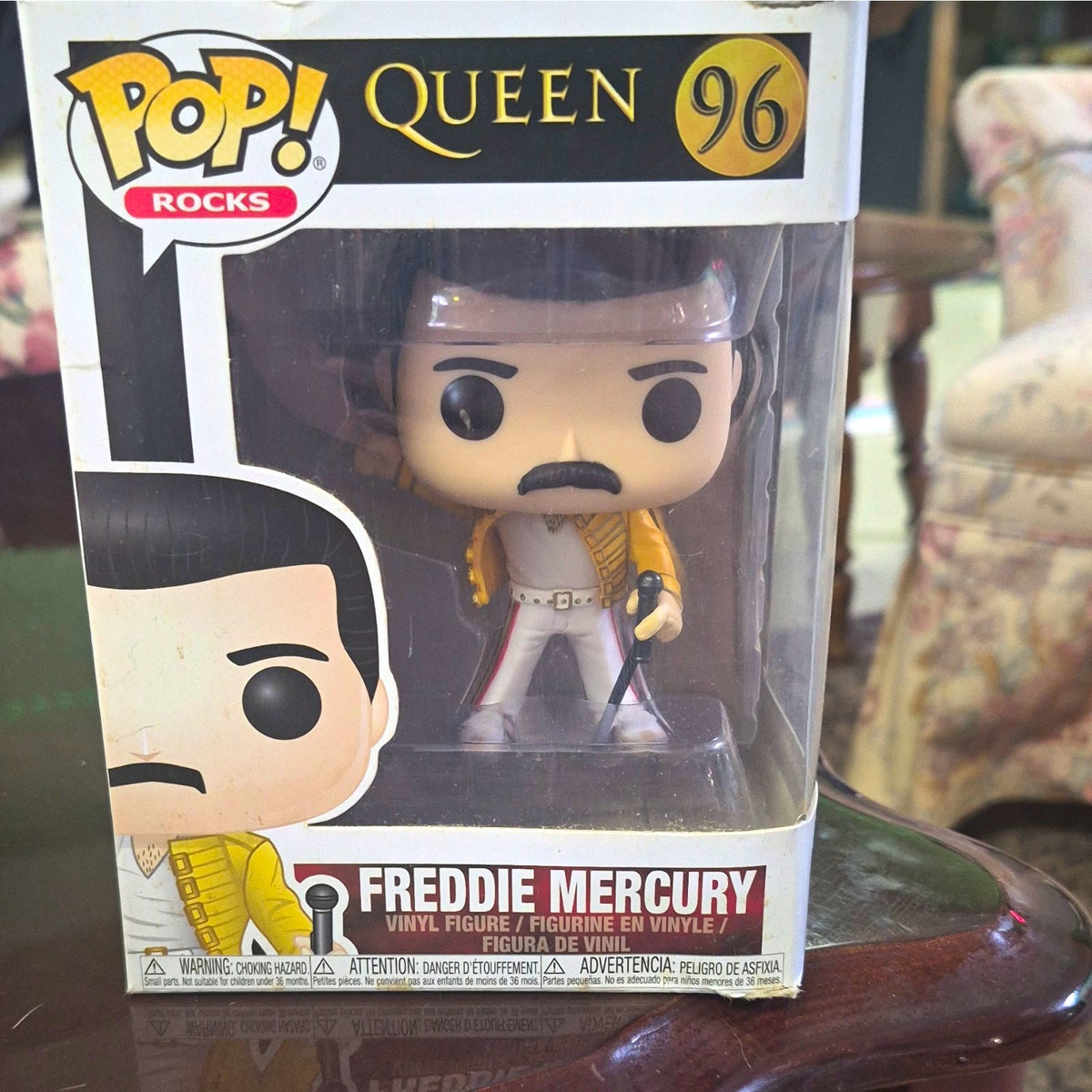 Funko Pop! Rocks Queen Freddie Mercury #96 Vinyl Figure Pop! Vinyl Standard
