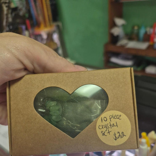 10 piece crystal box