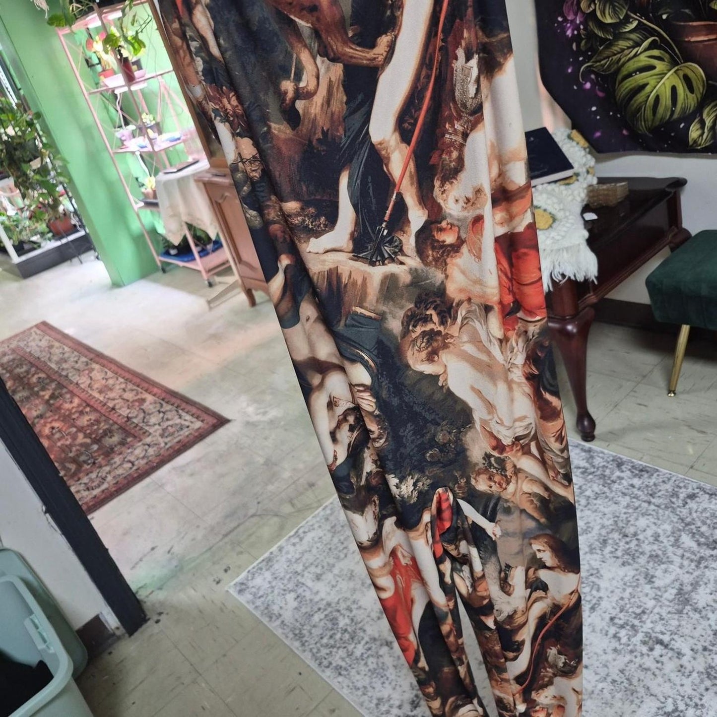 Multi colored jumpsuit with classical
