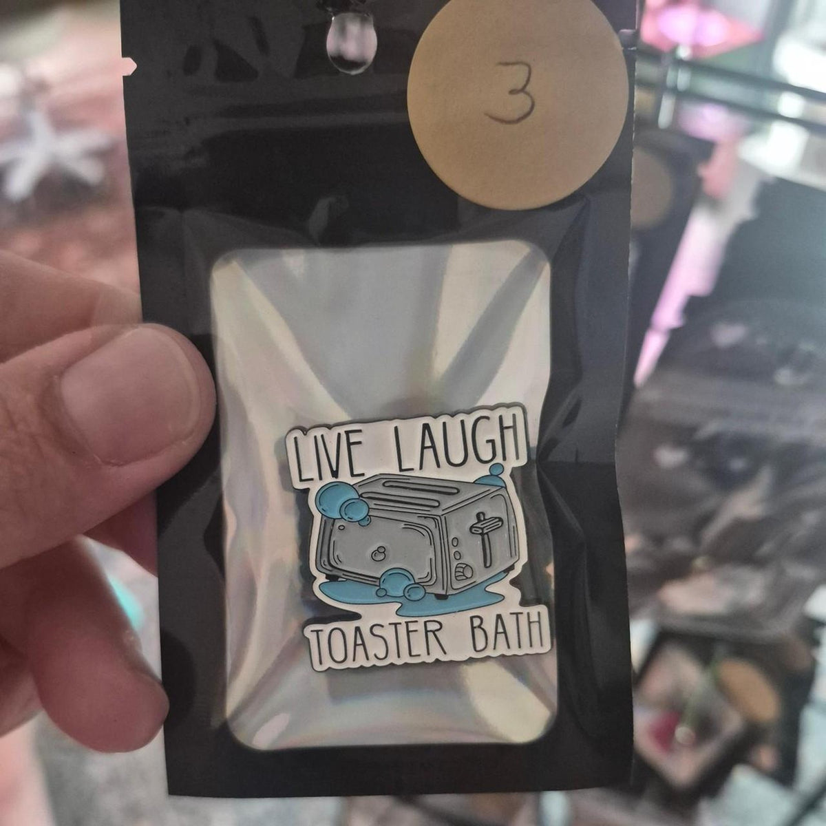 Live laugh toaster bath toaster